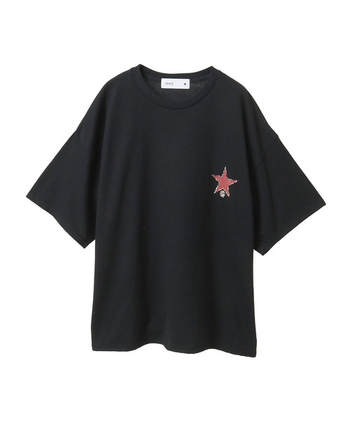 「CONVERSE TOKYO」 半袖Tシャツ MEDIUM ブラック レディース_画像4
