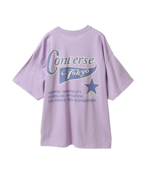 「CONVERSE TOKYO」 半袖Tシャツ MEDIUM ブラック レディース_画像7
