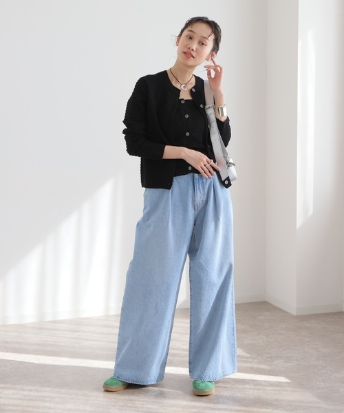 「JOURNAL STANDARD」 ニットカーディガン FREE ピンク レディースの画像