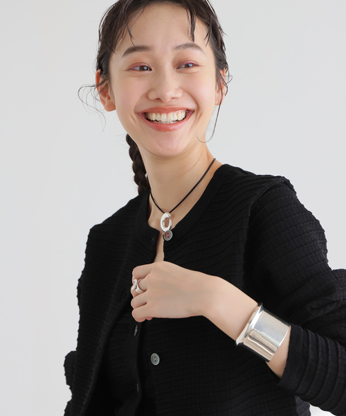 「JOURNAL STANDARD」 ニットカーディガン FREE ピンク レディースの画像