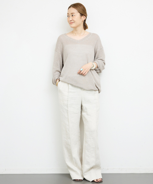 【yu)】Deuxieme Classe 定番グレーニット DEUXIEME CLASSE（トップス ・ グレー/灰色系）のフリマアイテム一覧