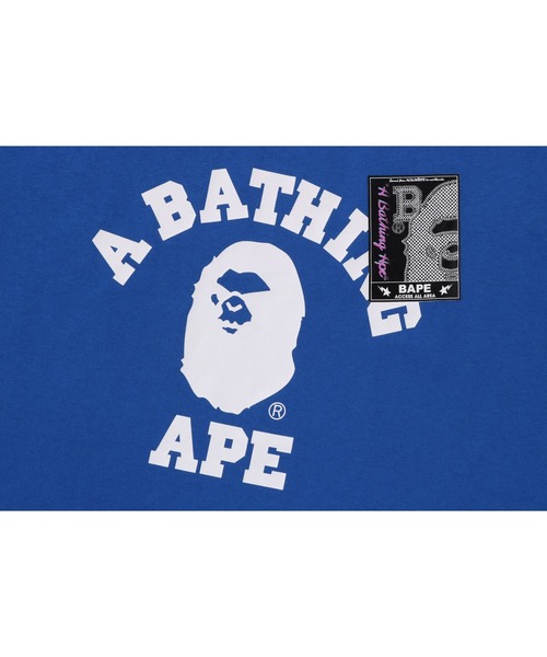 「A BATHING APE」 長袖Tシャツ LARGE ブラウン メンズの画像