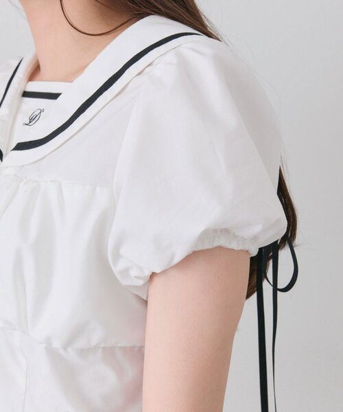 トップス olive des olive miko doll sailor blouse OLIVE des OLIVE（オリーブデオリーブ） ブラウス シャツ 「インフル