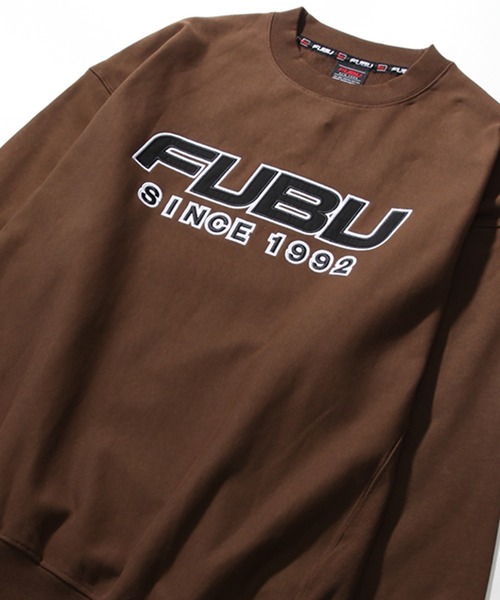 「FUBU」 スウェットカットソー M ブラック メンズ_画像2