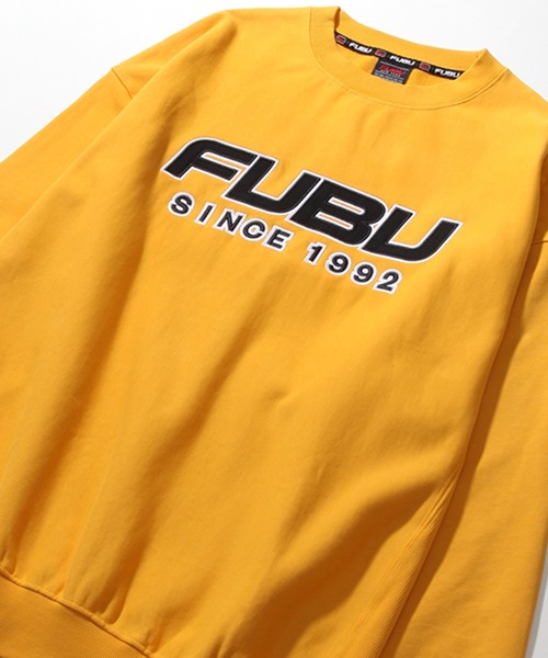 「FUBU」 スウェットカットソー M ブラック メンズ_画像3