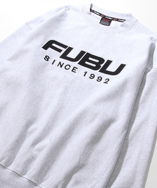 「FUBU」 スウェットカットソー M ブラック メンズ_画像4