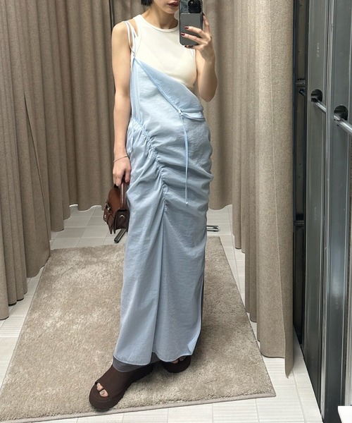 スカート GATHER VEIL CAMI SKIRTの画像