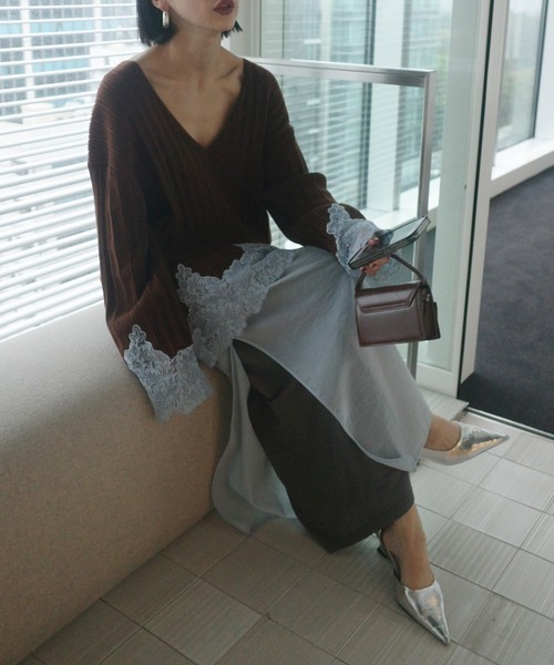 スカート GATHER VEIL CAMI SKIRTの画像