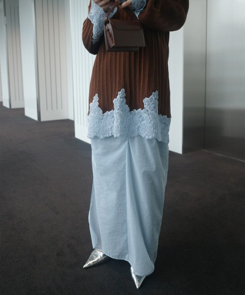 スカート GATHER VEIL CAMI SKIRTの画像