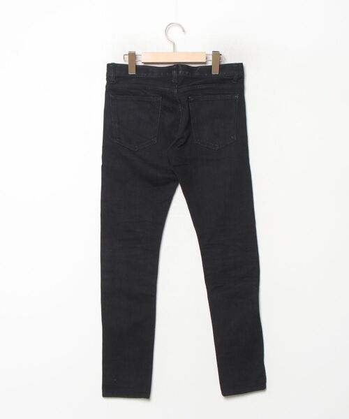 「LOUNGE LIZARD」 スキニーデニムパンツ 2 ブラック メンズ_画像2
