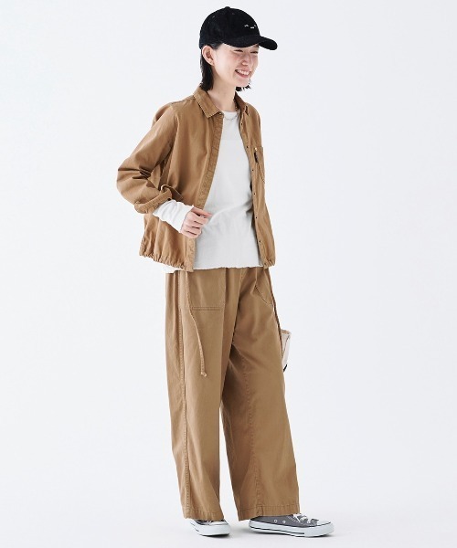 「Sunny clouds」 チノパンツ M ベージュ レディース_画像5
