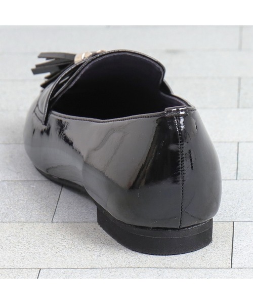「artemis by DIANA」 フラットパンプス 22.5cm ブラック レディース_画像4