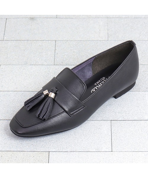 「artemis by DIANA」 フラットパンプス 22.5cm ブラック レディース_画像8