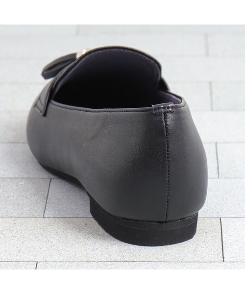 「artemis by DIANA」 フラットパンプス 22.5cm ブラック レディース_画像9
