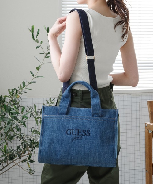 GUESS（ゲス） トートバッグ GUESS JEANS HAWLEY LARGE TOTE トート
