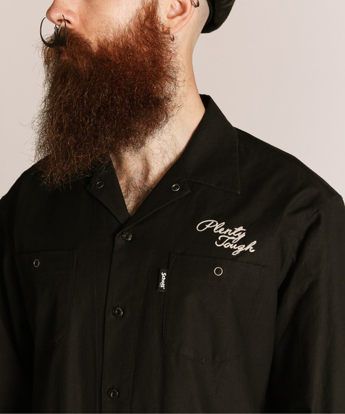 Schott N.Y.C（ショット） 「schott」 長袖シャツ L ベージュ メンズ