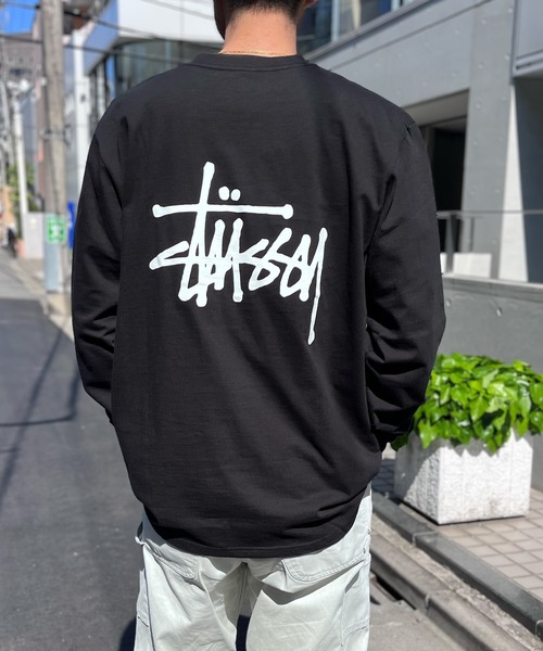 STUSSY（ステューシー） tシャツ BASIC LOGO LONG SLEEVE ロゴ ロング