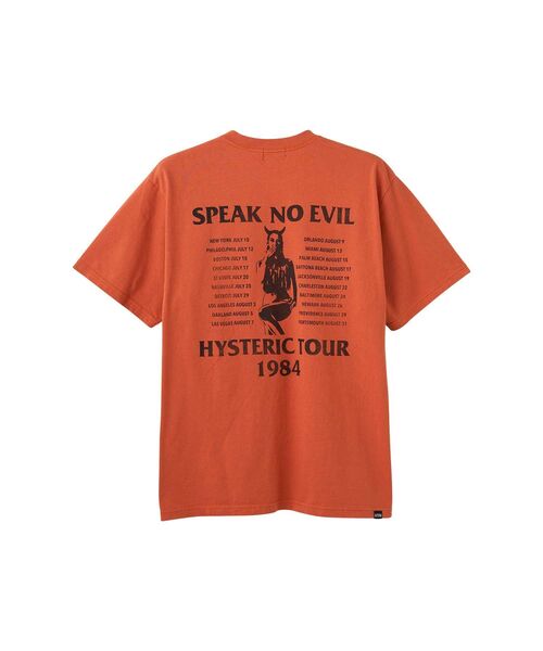 HYSTERIC GLAMOUR（ヒステリックグラマー） tシャツ HG/HG TOUR 1984 T