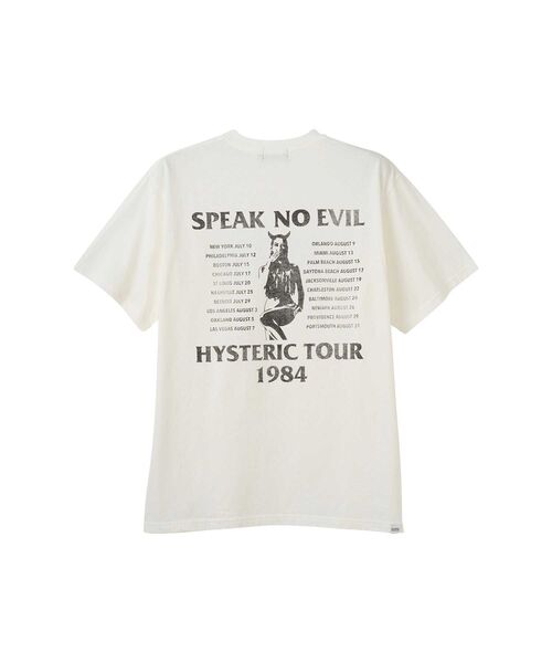 HYSTERIC GLAMOUR（ヒステリックグラマー） tシャツ HG/HG TOUR 1984 T