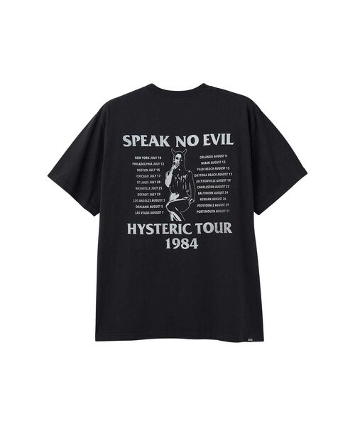 HYSTERIC GLAMOUR（ヒステリックグラマー） tシャツ HG/HG TOUR 1984 T