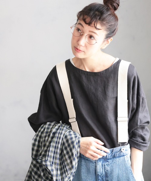 「soulberry」 長袖ブラウス 4L ベージュ レディース_画像2