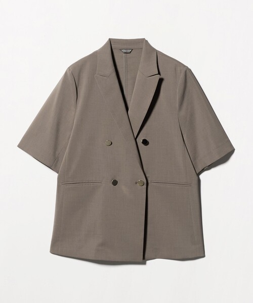 tシャツ ライトツイル ダブル ハーフスリーブジャケット ‐マシンウォッシャブル‐「A DAY IN THE LIFE」 レディースの画像