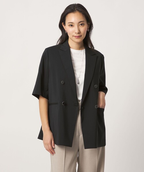 tシャツ ライトツイル ダブル ハーフスリーブジャケット ‐マシンウォッシャブル‐「A DAY IN THE LIFE」 レディースの画像