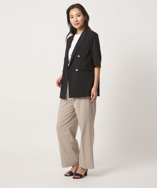 tシャツ ライトツイル ダブル ハーフスリーブジャケット ‐マシンウォッシャブル‐「A DAY IN THE LIFE」 レディースの画像