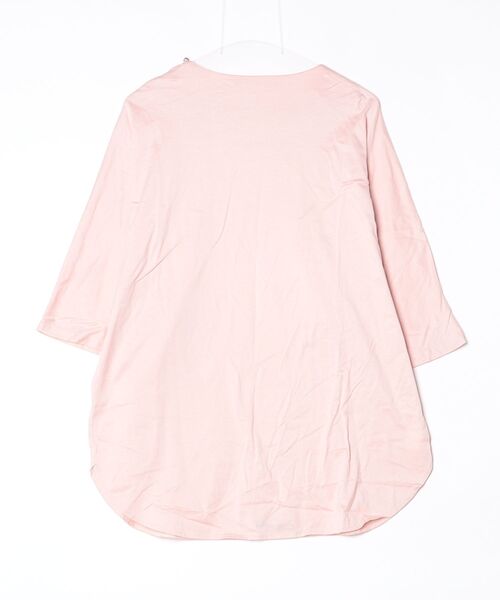 「ato」 7分袖Tシャツ 46 ピンク メンズ_画像2