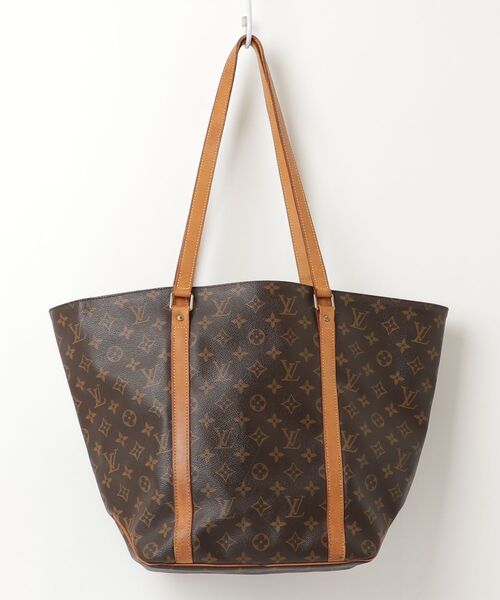 ⭐*️様 Louis Vuitton ブラウンレザートートバッグ LOUIS VUITTON（ルイ・ヴィトン） モノグラムキャンバス サック