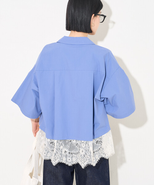 FREAK'S STORE（フリークスストア） ブラウス シャツ 夏 半袖 レース