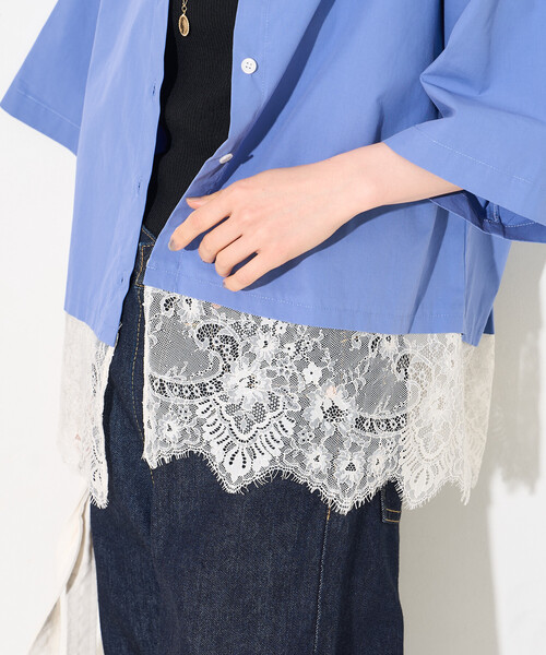 FREAK'S STORE（フリークスストア） ブラウス シャツ 夏 半袖 レース