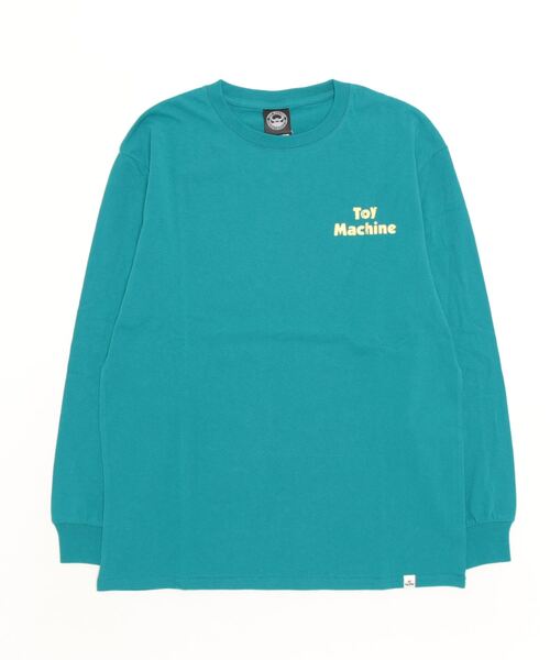 「TOY MACHINE」 長袖カットソー M ブルー系その他 レディース_画像3