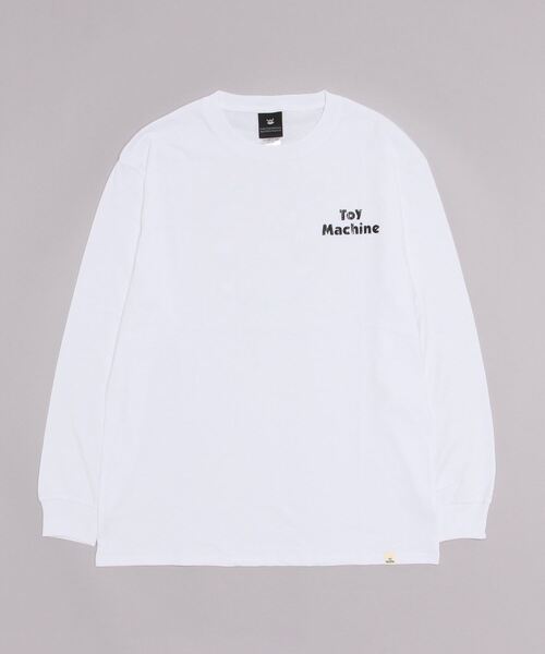 「TOY MACHINE」 長袖カットソー M ブルー系その他 レディース_画像5