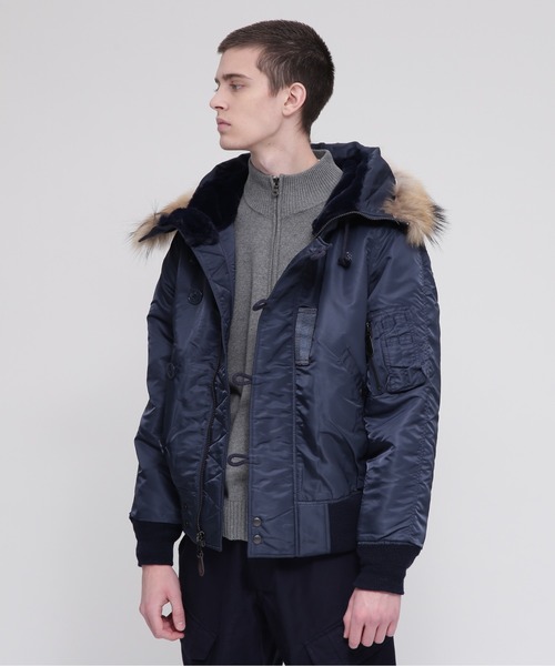 ジャケット・アウター avirex N-2B flight jacket fur y2k navy AVIREX（アヴィレックス） ブルゾン アウター N-2(A＆B) HERITAGE / N