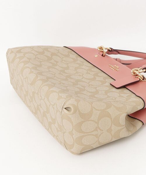 COACH（コーチ） シグネチャー柄 2WAYバッグ - ピンク レディース