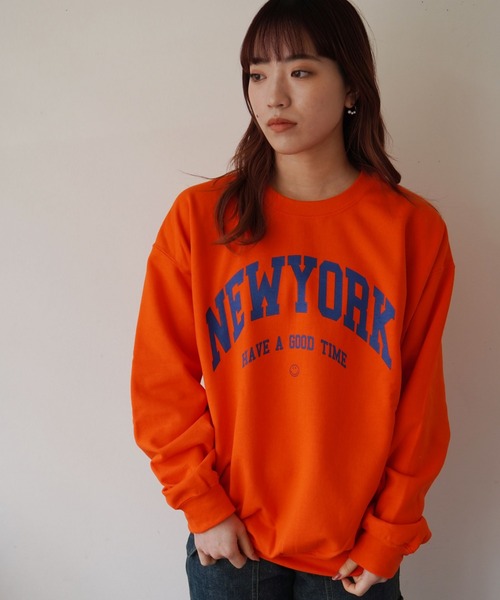 「GILDAN」 スウェットカットソー X-LARGE ネイビー メンズ_画像9