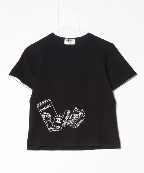 CHANEL（シャネル） 半袖Tシャツ - ブラック レディース : ZOZOTOWN