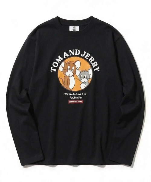TOM and JERRY　トムとジェリー　長袖TシャツJAPANFOOD　XL TOM and JERRY トムとジェリー 長袖TシャツJAPANFOOD XL TOM and JERRY