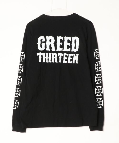 「GREED」 長袖カットソー L ブラック レディース_画像2