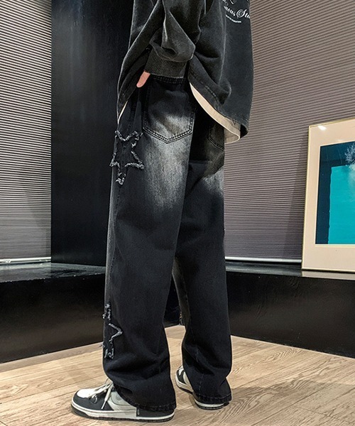 「Ressaca」 デニムパンツ M ブラック メンズ_画像7