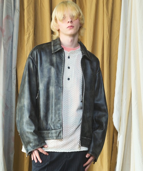 MAISON SPECIAL（メゾンスペシャル） 革ジャン ライダース 「UNISEX