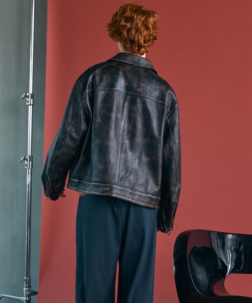 MAISON SPECIAL（メゾンスペシャル） 革ジャン ライダース 「UNISEX