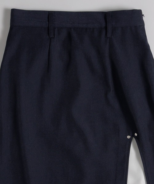 「MUHET」 スカート SMALL チャコールグレー レディース_画像8