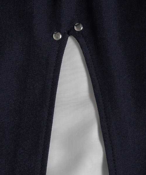 「MUHET」 スカート SMALL チャコールグレー レディース_画像9