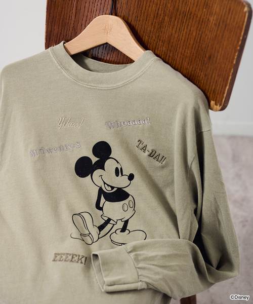 FRAMeWORK（フレームワーク） tシャツ WIFFLE 別注「Mickey Mouse