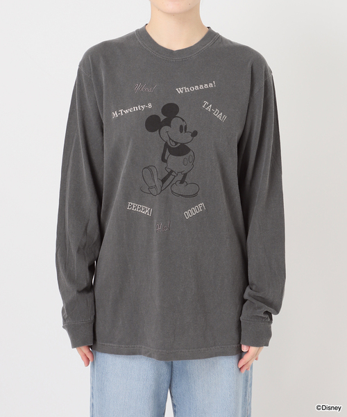 FRAMeWORK（フレームワーク） tシャツ WIFFLE 別注「Mickey Mouse
