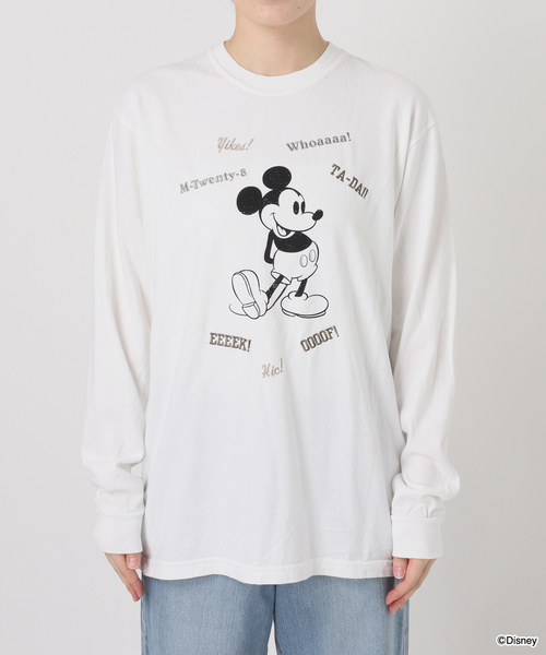 FRAMeWORK（フレームワーク） tシャツ WIFFLE 別注「Mickey Mouse