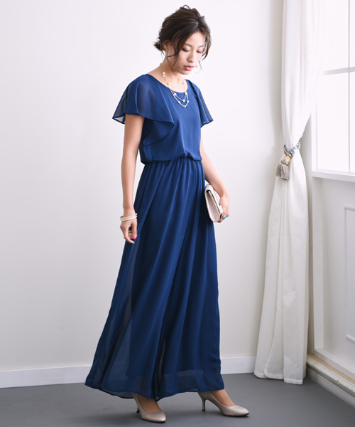 kana パーティードレス Kana ワイドパンツの オールインワン 結婚式 お呼ばれ