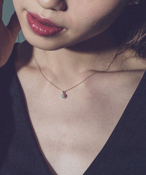 ete ネックレス　K18YG パール　箱あり ete ネックレス K18YG パール レディース : ZOZOTOWN Yahoo!店